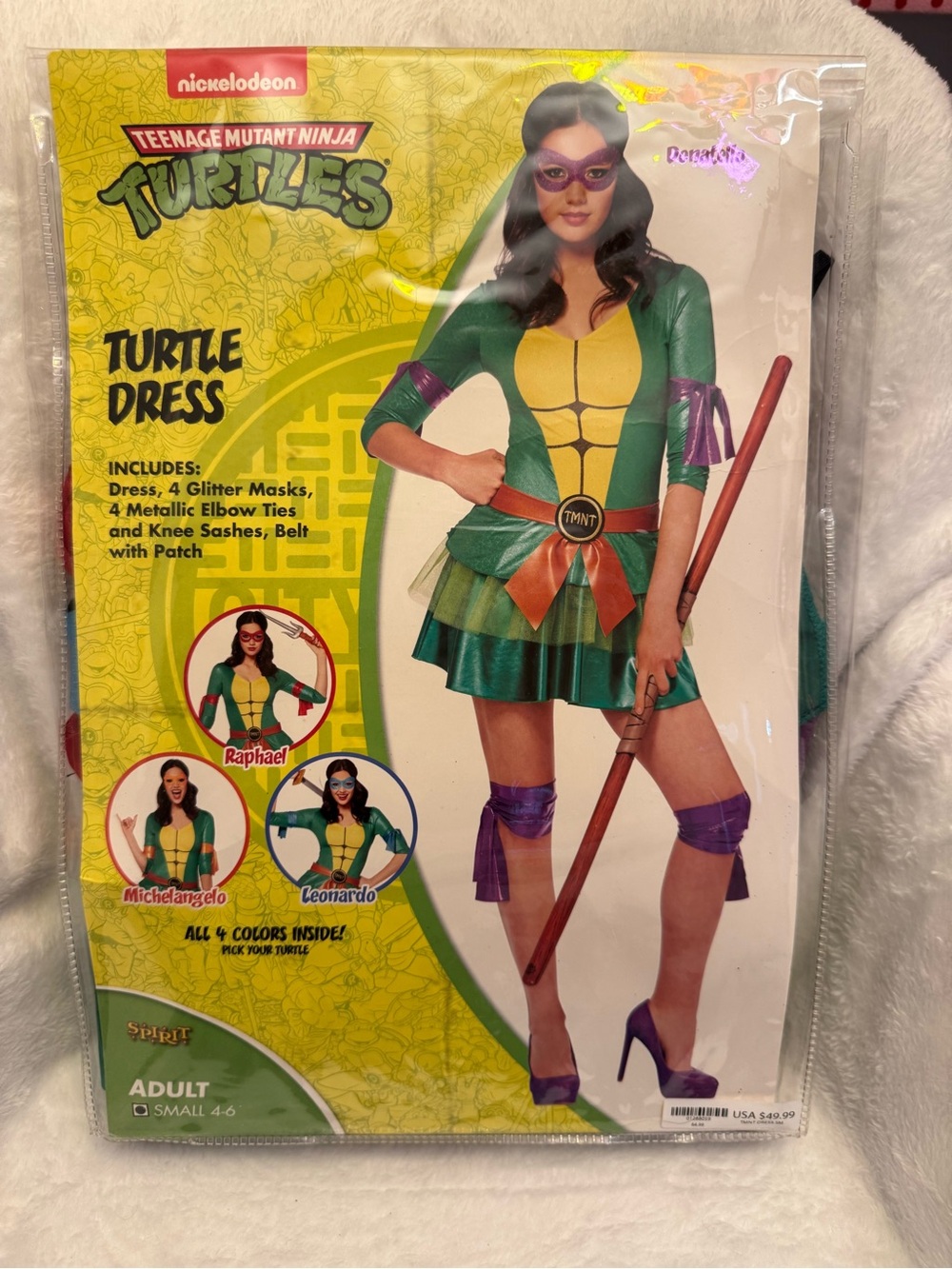 Vintage TMNT Teenage Mutant Ninja Turtles Turtle Dress Costume 🐢